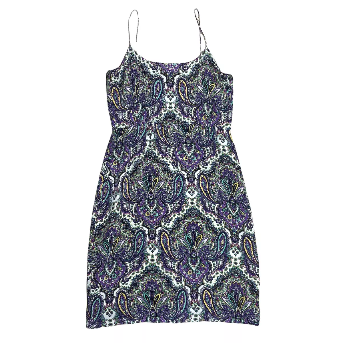 J crew top paisley dress