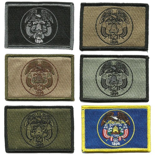 VELCRO® BRAND Fastener Morale HOOK Utah Salt Lake City State Patches