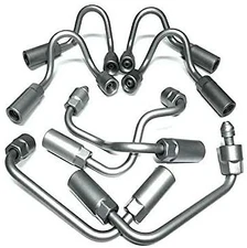 SS Fuel Injector Line Set Cylinders 1-8 For 2004.5-2005 6.6L LLY Duramax Diesel