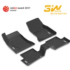 3W Floor Mats Carpet for Benz GLS 2017-19 2-Rows Floor Liner Odorless Protection