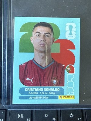 Panini FIFA 365 2023 Soccer Sticker Cristiano Ronaldo Portugal Player POR 15