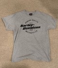 Harley Davidson Gateway St. Louis Missouri Gray Pocket T Shirt Size L