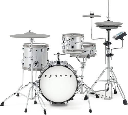 EFNOTE mini Electronic Drum Set - White Sparkle