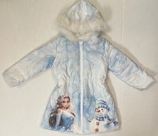 Girls Disney SHEIN Frozen Winter Jacket Size 6Y