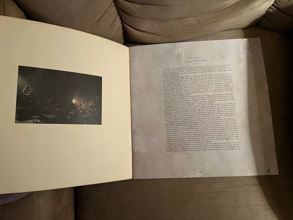 Rush- Presto -Cassette W/Book - 1989 Atlantic Records- VG+ - Image 4 of 4