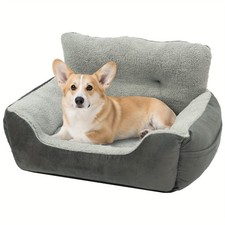 Portable Foam Dog Car Booster Seat Outdoor Travel Safety Carrier for Small Dogs