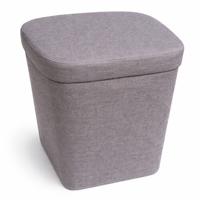 Stoffhocker grau für Thetford Porta Potti 165/365 mit Polster