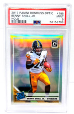 2019 Optic HOLO REFRACTIVE BENNY SNELL JR RC Rookie Football Card PSA 9 MINT
