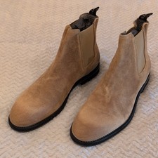 ALLSAINTS Chelsea Suede Ankle Boots Sand Mens...