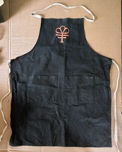 Lindemeyer Monroe Canvas Printer's Apron - 3 pockets (one for pencil/pen) -1980s