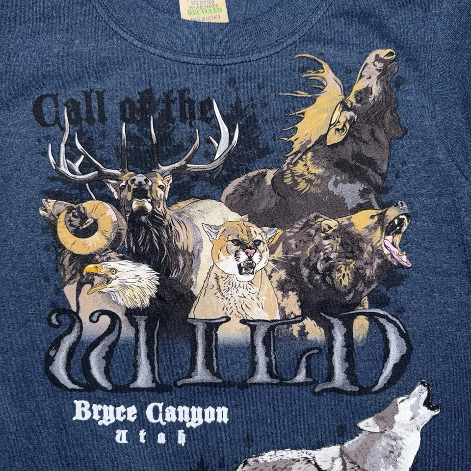 Vintage Kid Tees Stephen Joseph Bryce Canyon Utah Wildlife Graphic Tee Kids 6-8 - Image 4 of 4