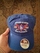 New Mens Los Angeles Dodgers Hat Adjustable Dad Cap 2004 Playoffs Dodger Stadium