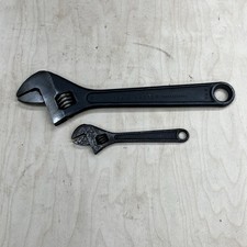 4” And 8” PROTO Professional Adjustable Wrench lot - 708-S And 704-SL USA