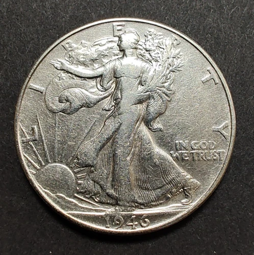 Walking Liberty Half Dollar 1946 Silver