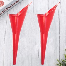 2Pcs Professional Engine Oil Fluids Long Mouth Funnel Gasoline Liquids Kerosene