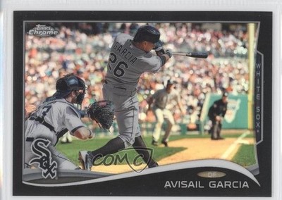 2014 Topps Chrome Black Refractor 8/100 Avisail Garcia #148 0u7