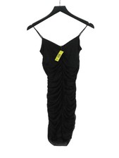 Quiz Bodycon Midi Dress UK6 in Black