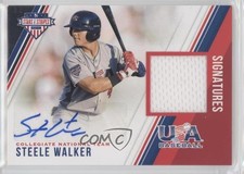 2018 USA Baseball Stars & Stripes and Material Signatures Steele Walker Auto g2u