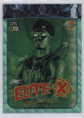 2022 Finest OTE Overtime Elite Planet Aqua Wave Refractor 27/99 Somto Cyril 00jz