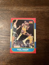 1986-87 Fleer - Magic Johnson #53 Los Angeles Lakers HOF NBA Basketball Card