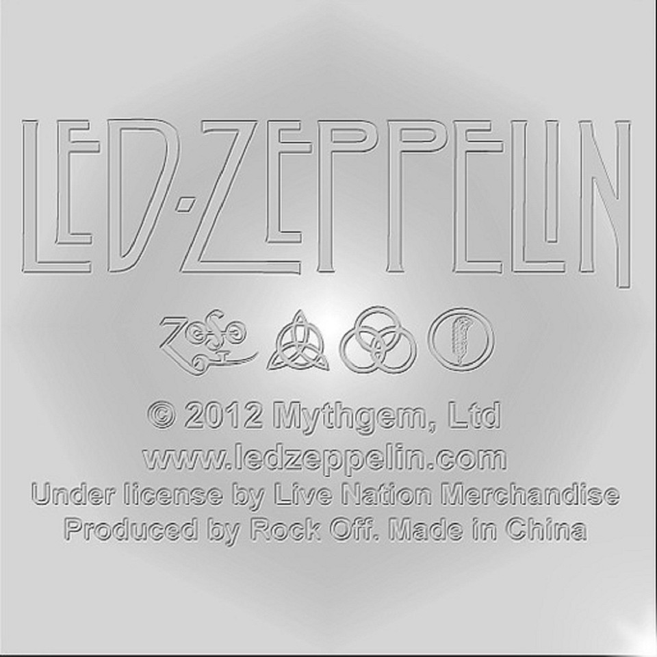 Led Zeppelin Keyring Keychain 1977 USA Tour New new Official Standard ...