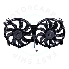 Radiator Condenser Cooling Fan Assembly For 2007-2016 Nissan Altima 2016 Maxima