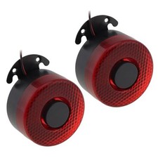 2Pcs Back Up Alarm for Truck Car, 12V/24V 105dB Reverse Beeper Car Reverse Red