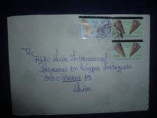 1 Air Mail Letter from Angola to Switzerland