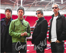 * GEM ARCHER & ANDY BELL * signed 8x10 photo * OASIS * COA *