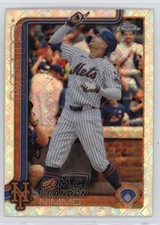 2025 Topps Chrome Logofractor Edition Brandon Nimmo #280 1qy3