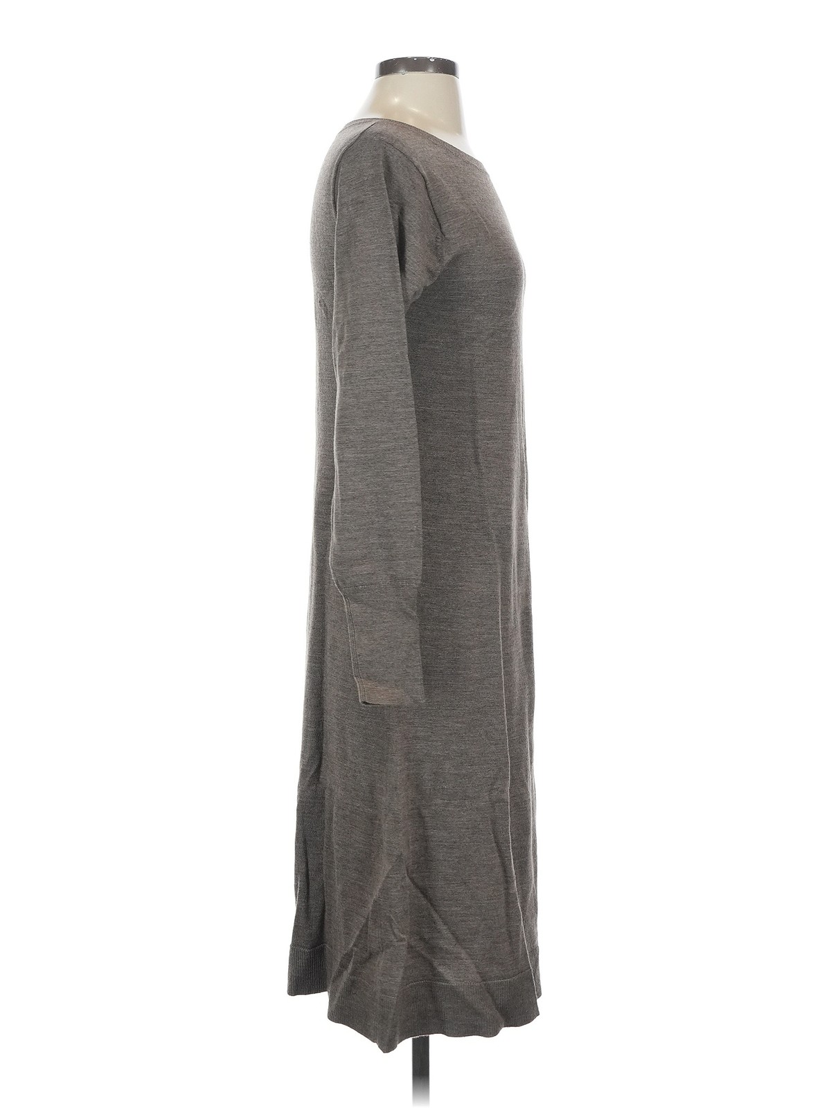 Uniqlo Women Gray Casual Dress XS thumbnail 3