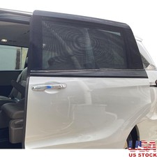 MPV Sliding Door Sunshade 2Pack Elastic Mesh UV Protection Easy Install New