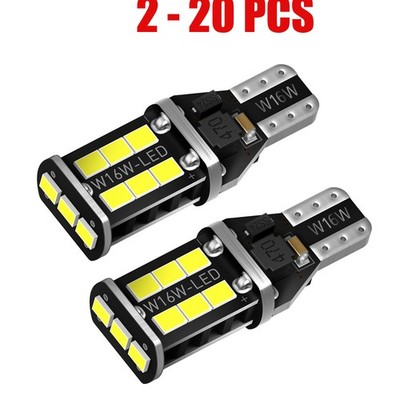 921 T15 2-20X W16W Bright Super White Backup Canbus LED Bulb For Reverse Light