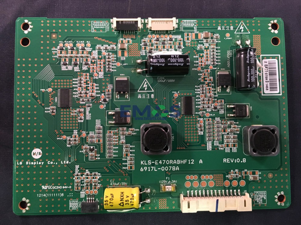 KLS-E470RABHF12 A 6917L-0078A PANASONIC TX-L47E5B LED DRIVER