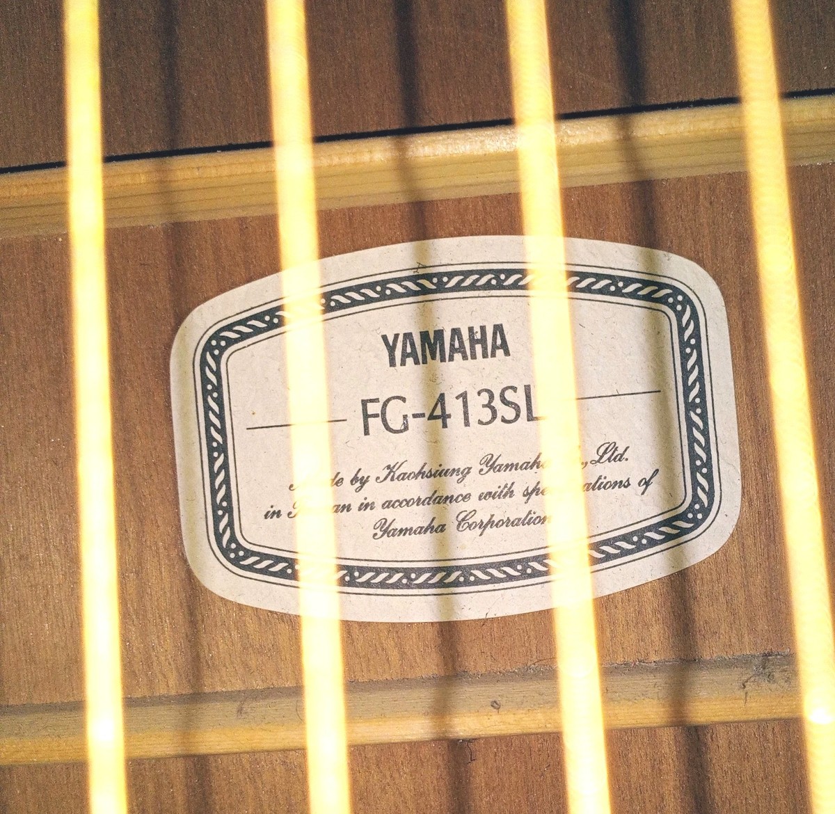 Yamaha FG413SL Left Handed 🤚 Solid Spruce Top, Acoustic Guitar