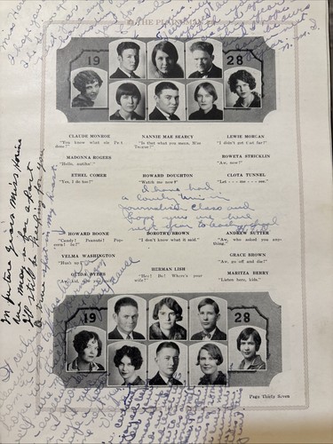 1927 Clovis high school Yearbook, Clovis New Mexico - Bild 13 von 24
