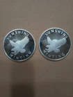 2-Sunshine Silver Eagle Rounds .999 Fine Silver (1 Troy oz. Each)