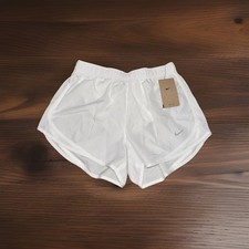 NWT Nike Dri-FIT Tempo Brief-Lined Women's Size Medium Running Shorts White
