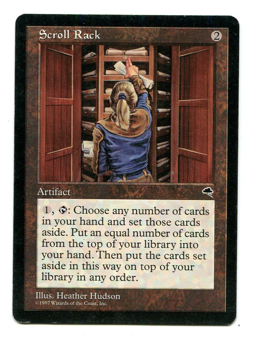 1x MTG Magic the Gathering Scroll Rack (308/350) Tempest LP