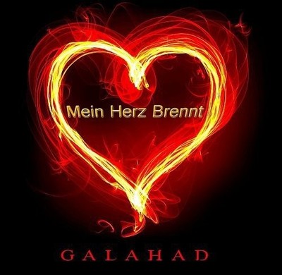 GALAHAD - Mein Herz Brennt - CD - Single Import - **BRAND NEW/STILL SEALED**