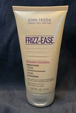 1- John Freida Frizz-Ease Straight Fixation, Smoothing Creme, 5 Oz, New