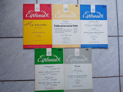 ESPLANADE COMBO Serie 5x Big Band Notensatz Slow Fox Dixieland Hillbilly Bolero