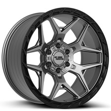 Off-road Monster Wheels M40 Gunmetal With Black Lip Rims 20x10 4pcs A1 Off-road Monster Wheels M40 Gunmetal With Black Lip Rims 20x10 4pcs A1