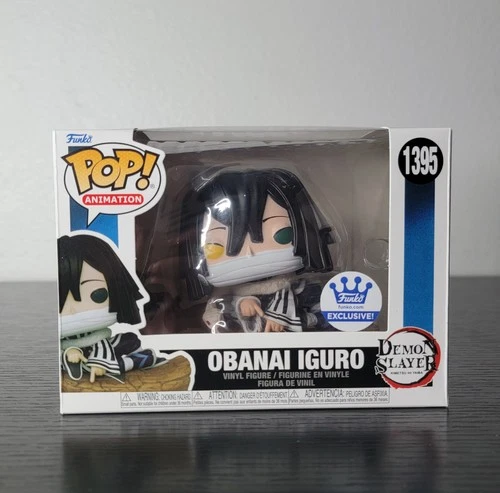 🔥Funko Pop! Demon Slayer: Obanai Iguro #1395 Rare Funko Shop Exc. W/Protector🔥