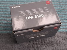 Canon DM‐E100 Microfono Direzionale - Microfono Stereo a Punta Singola Montato a Scarpa