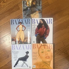 Lot 5 Fashion Issues Elle Bazaar Naomi Miley Cyrus 2024 2025
