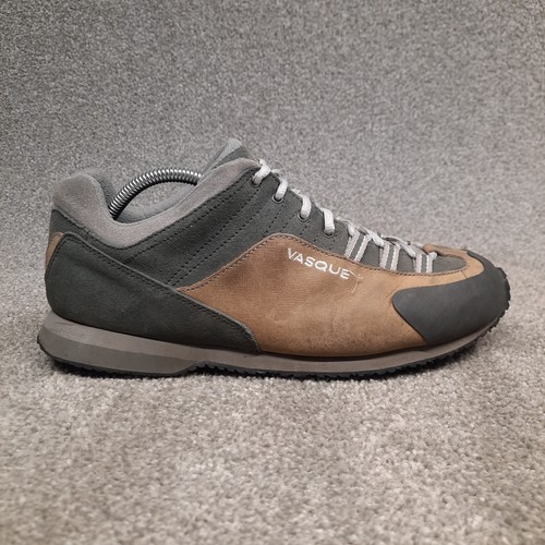 Vasque Wander Trail Schuhe Sneaker Herren Gr. 11 M Braun Grau Leder Low Top - Bild 2 von 11