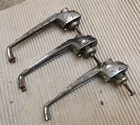 3 x Original GDR Door Handle Trabant 601 Wartburg 353 Metal Chrome-Plated -- Hobbyists