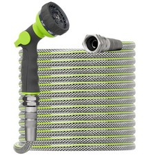 75 FT Non-Expandable Garden Hose – Flexible Heavy Duty Hose for Large Yard