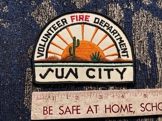 Sun City Volunteer Fire Department Patch Arozona